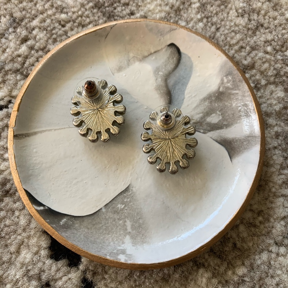 Turquoise & Rhinestone Earrings ✨ - Picture 3 of 6